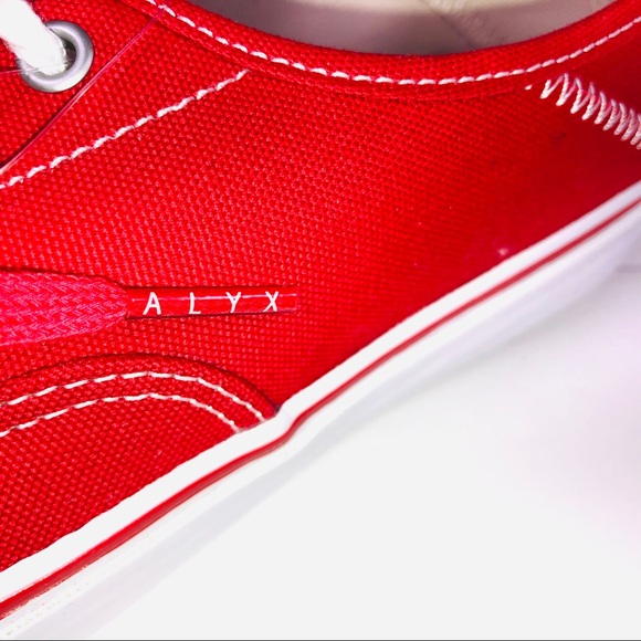 VANS Alyx Studios OG Style 43 LX True Red Sneakers - Picture 11 of 12